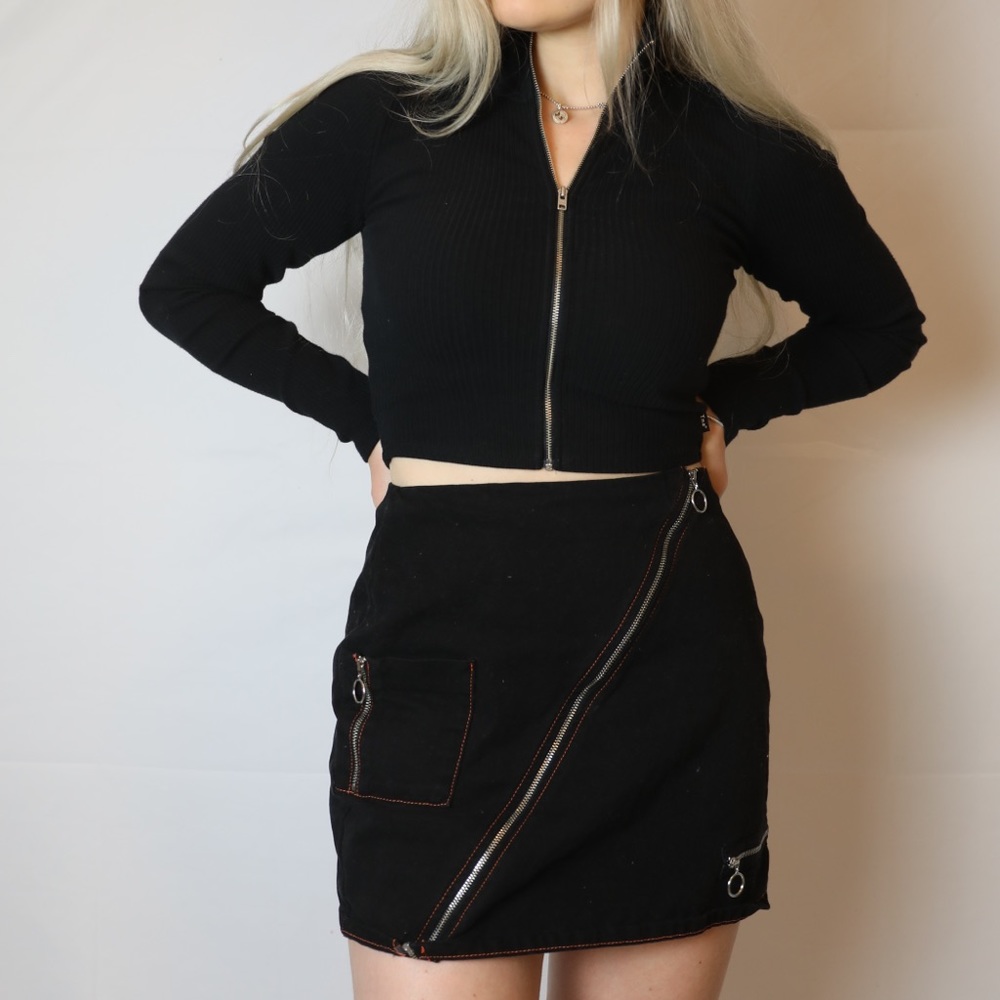 BDG urban Outfitters zipper denim skirt